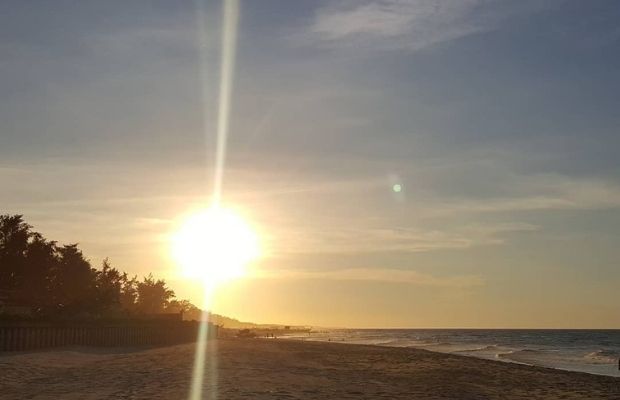 Sunset in Thuan An Beach, Hue